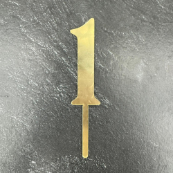 Изображение Топпер цифра 1, 9 см (Ц-2)